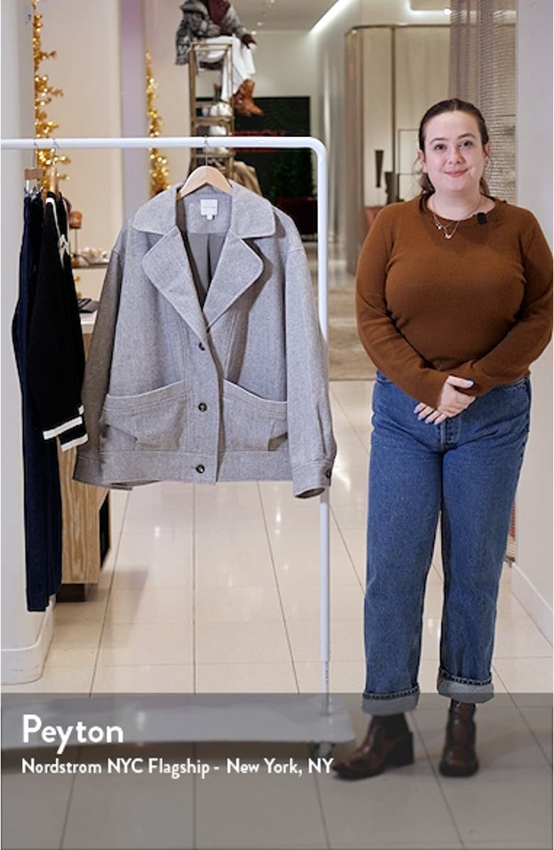 The Nico Herringbone Jacket, sales video thumbnail