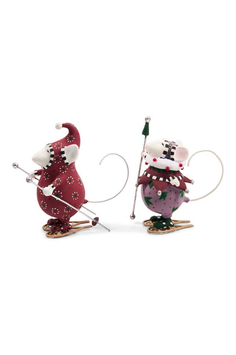 Patience Brewster Mooseltoe Mini Mice, Alternate, color, RED