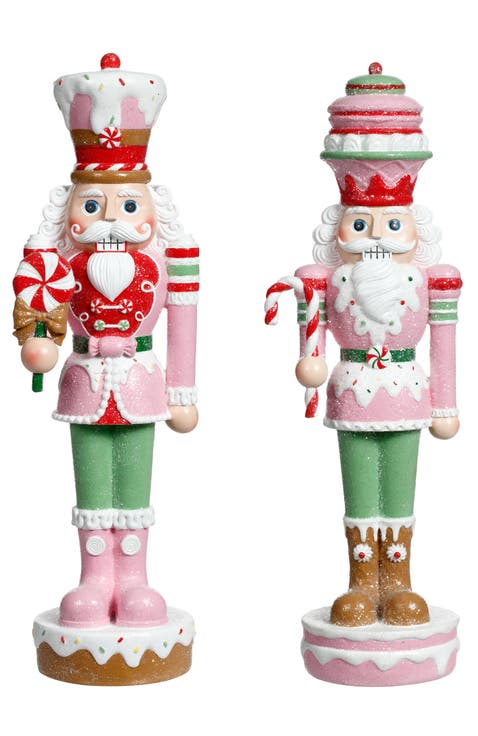 Peppermint Nutcracker, Set of 2