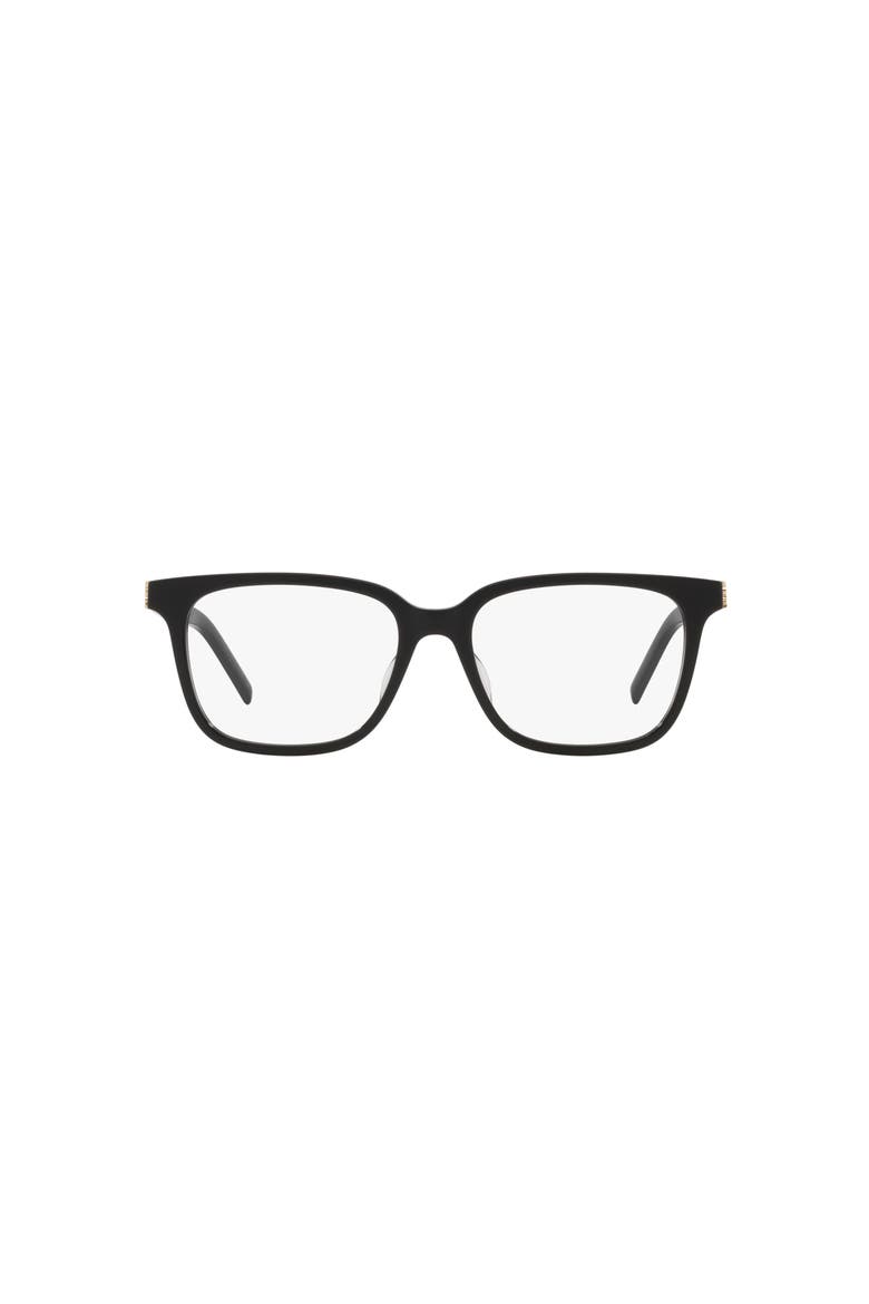 55mm Rectangle optical glasses, Alternate, color, Black