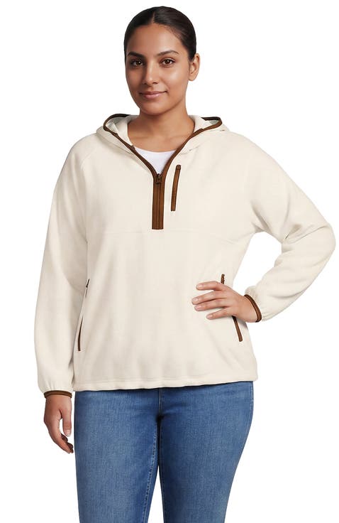 Anyweather RainDefense Hooded Half Zip Fleece Pullover