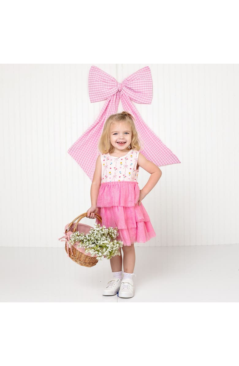 Sweet Wink Peony Floral Tank Tutu Dress, Alternate, color, Pink