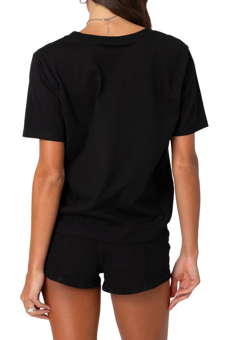 Loose Fit Stretch T-Shirt, Alternate, color, BLACK
