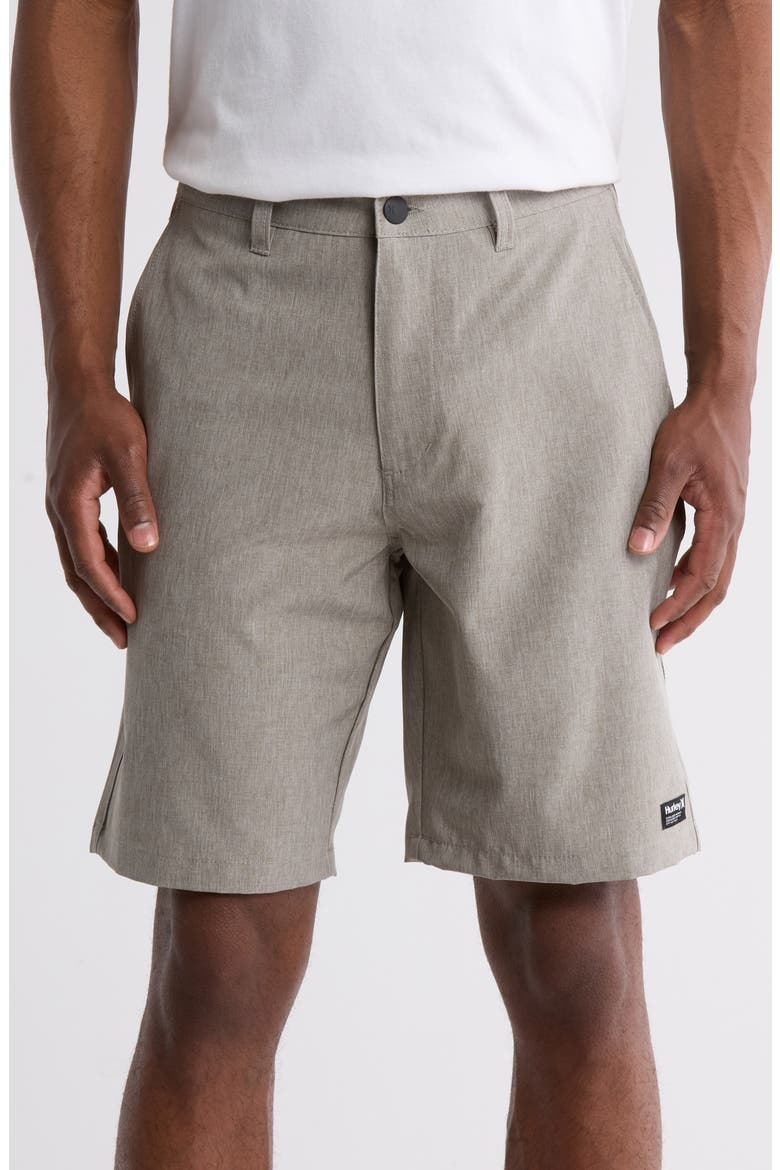 Field Tracker Water Repellent Walking Shorts, Main, color, IGUANA
