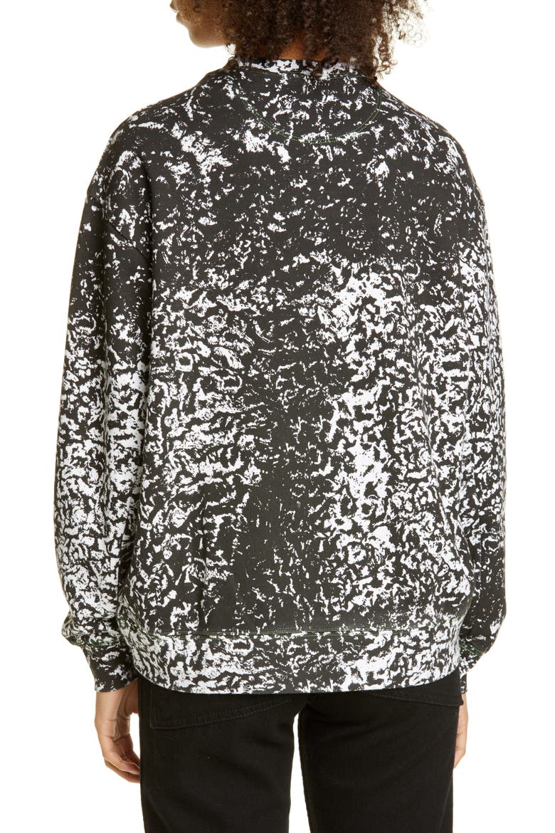 Print Crewneck Sweatshirt, Alternate, color, ASTRAKHAN