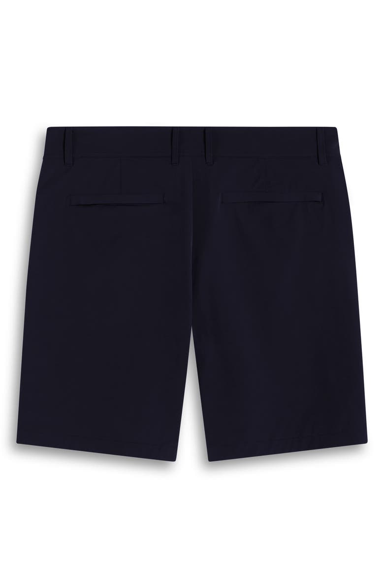 Bugatchi Theo Tech Chino Shorts, Alternate, color, Black