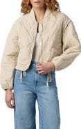 BLANKNYC Floral Quilted Bomber Jacket