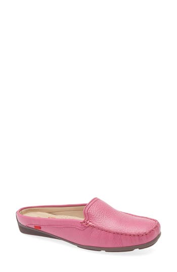 Marc Joseph New York Rose Ave Mule In Pink Grainy