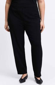 Foxcroft Louisa Crepe Knit Ankle Pants
