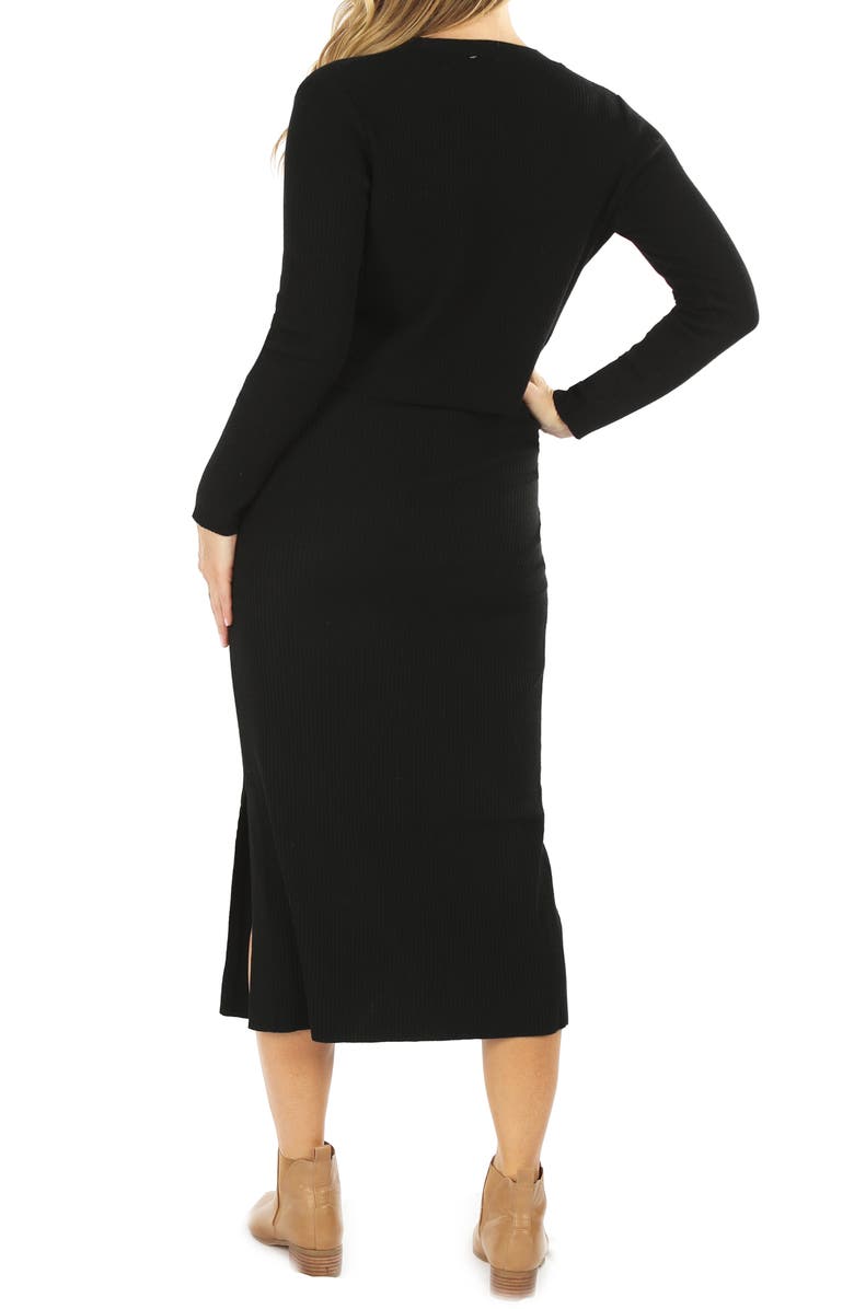 Angel Maternity Long Sleeve Maternity Cardigan, Alternate, color, 