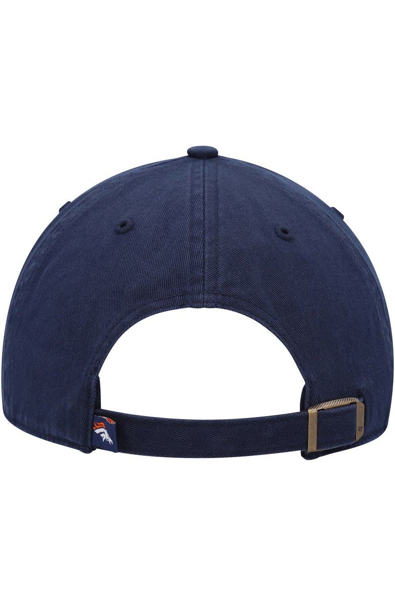 '47 Men's '47 Navy Denver Broncos Crosstown Clean Up Adjustable Hat, Alternate, color, 