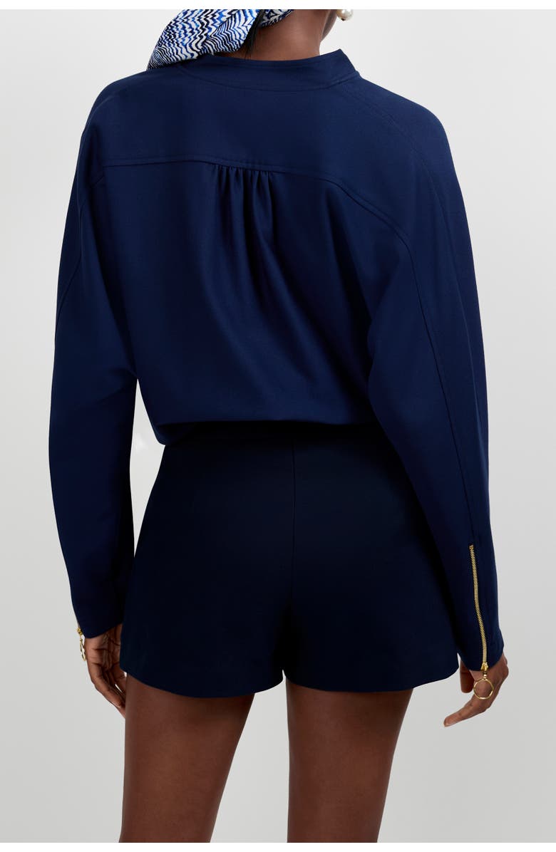 Trina Turk Vignetta Jacket, Alternate, color, Ink