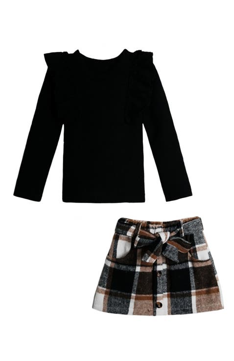 Classic  Ruffled Top and Skirt Set (Toddler, Little Kid & Big Kid)