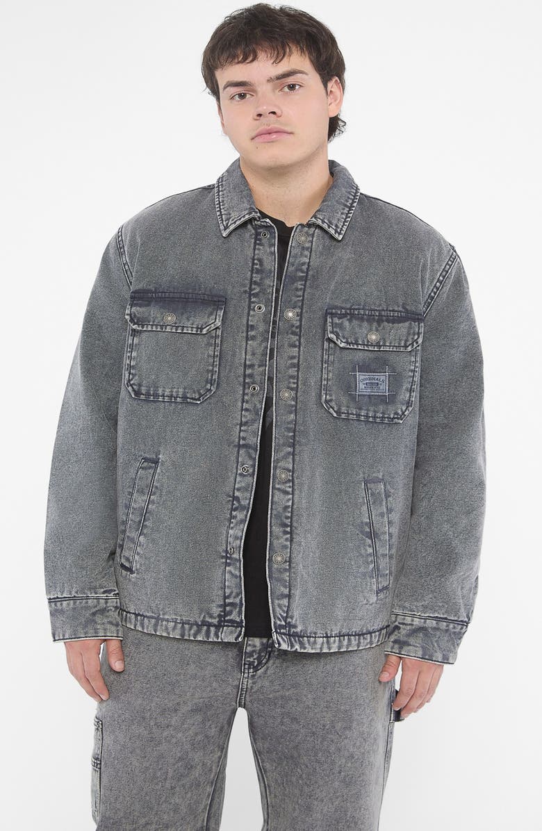 GUESS ORIGINALS Go Canvas Denim Jacket, Alternate, color,