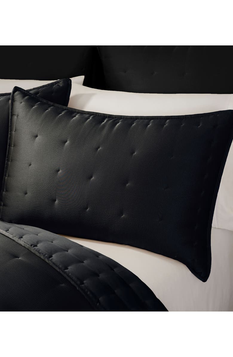 DONNA KARAN Hammered Silk & Cotton Blend Sham, Alternate, color, 