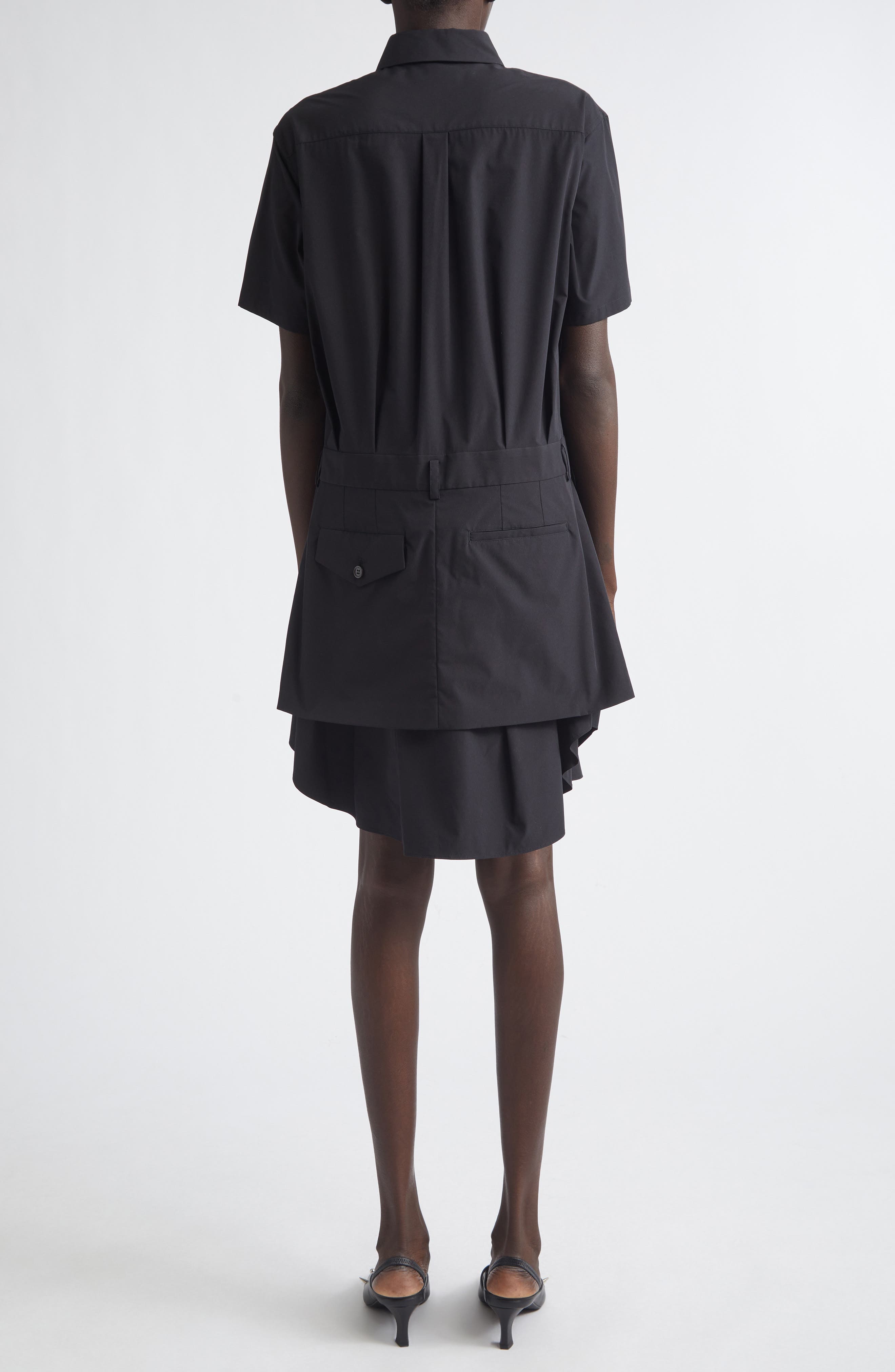 Typewriter Tiered Shirtdress - image 2