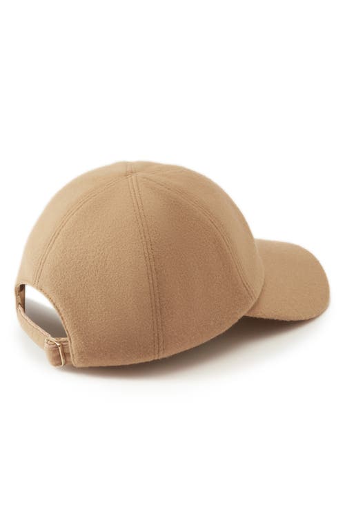 Helen Kaminski Adwa Wool Blend Baseball Hat In Brown
