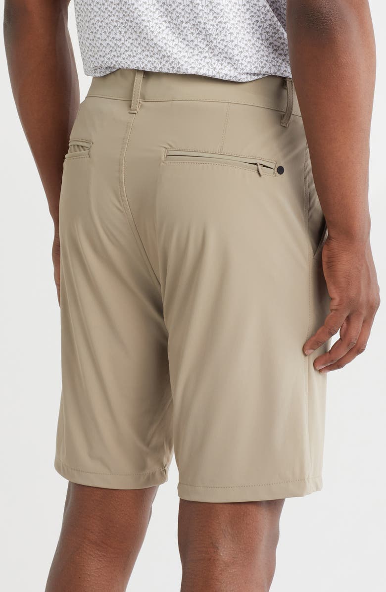 Kenneth Cole 9-Inseam Golf Shorts, Alternate, color, River Stone