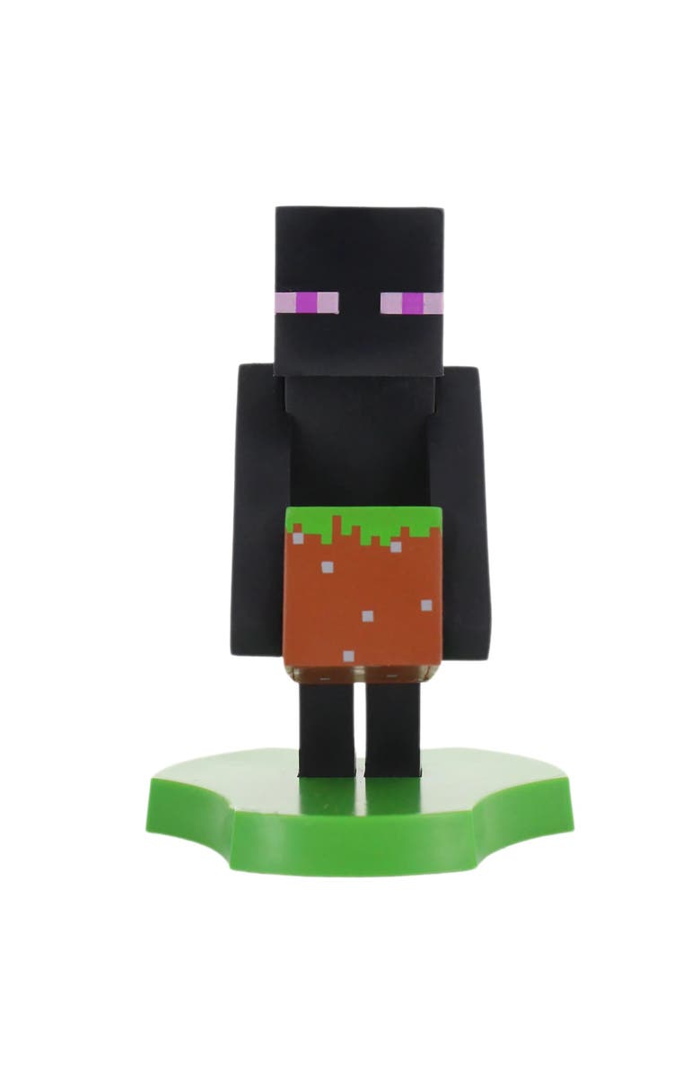 Exquisite Gaming Minecraft 4 Inch Enderman Cable Guys Earbud and Phone Holder, Main, color, Multicolored