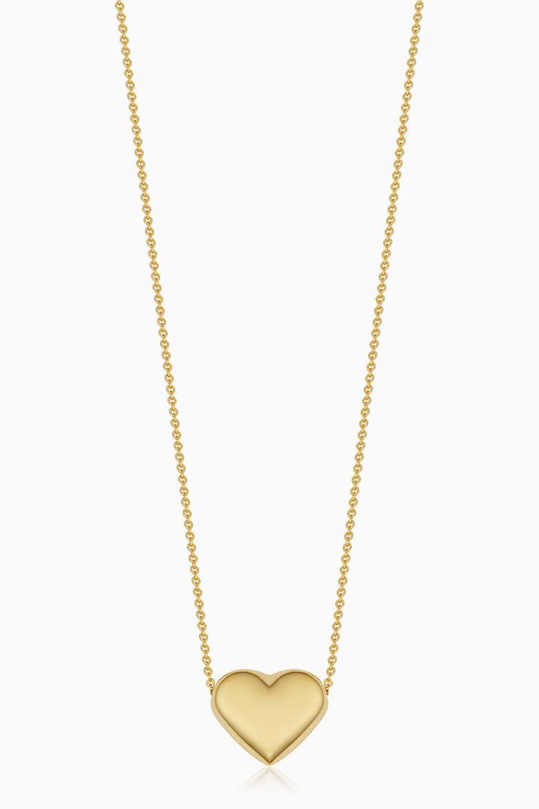 10K Gold Heart of Gold Pendant Necklace, Main, color, Yellow Gold