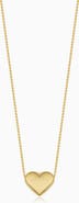Oradina 14K Gold Heart of Gold Pendant Necklace