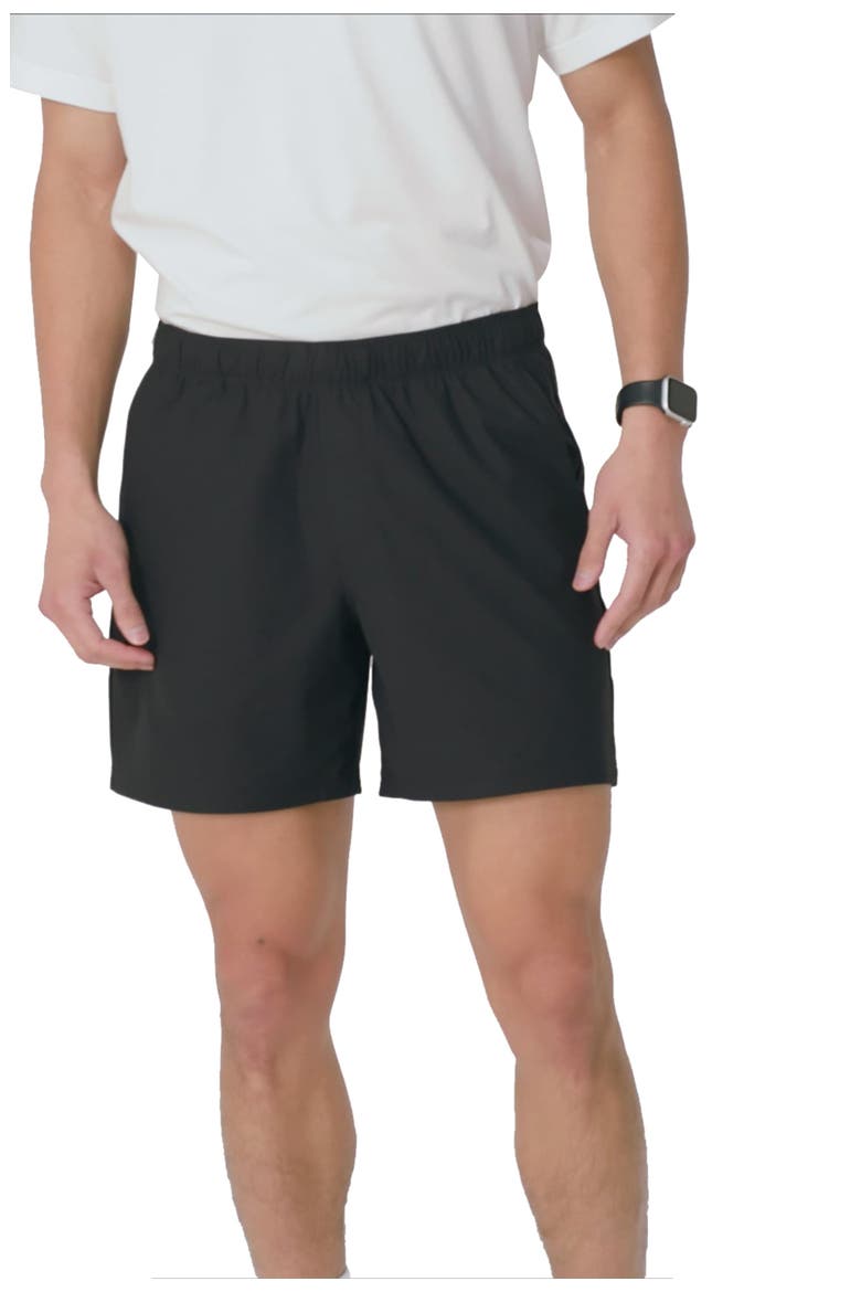 The Don Pull-On Short 6", Alternate, color, Black