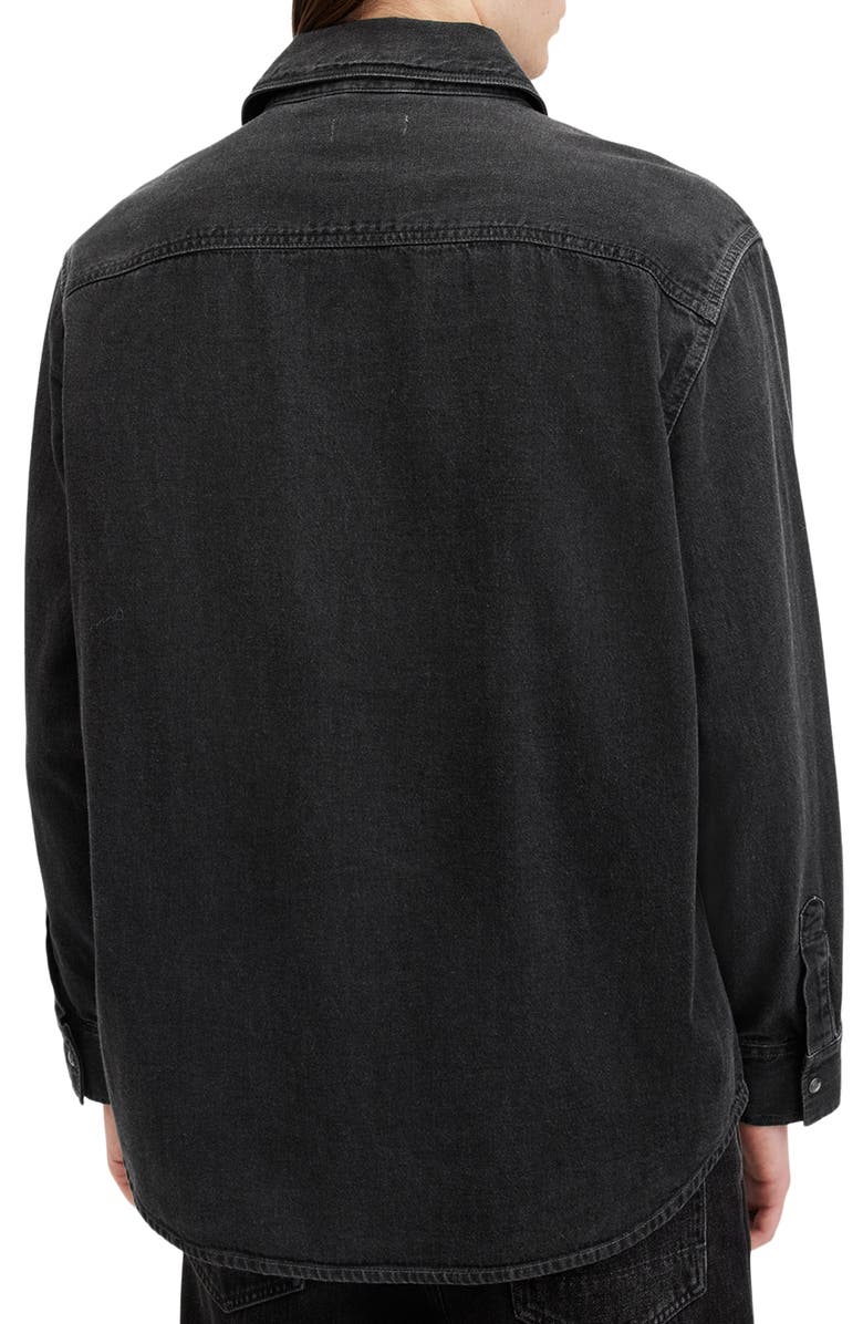 AllSaints Tolhurst Denim Button-Up Shirt, Alternate, color,