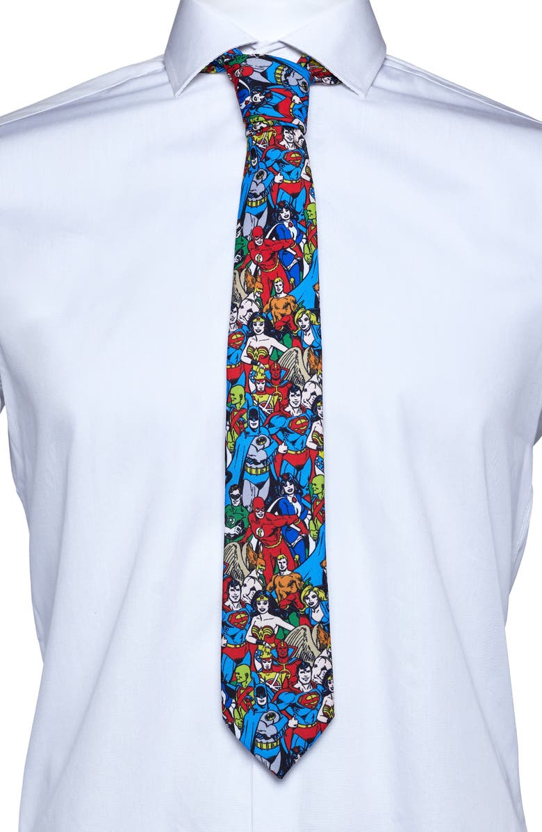OppoSuits DC Comics Justice League Tie, Alternate, color, 