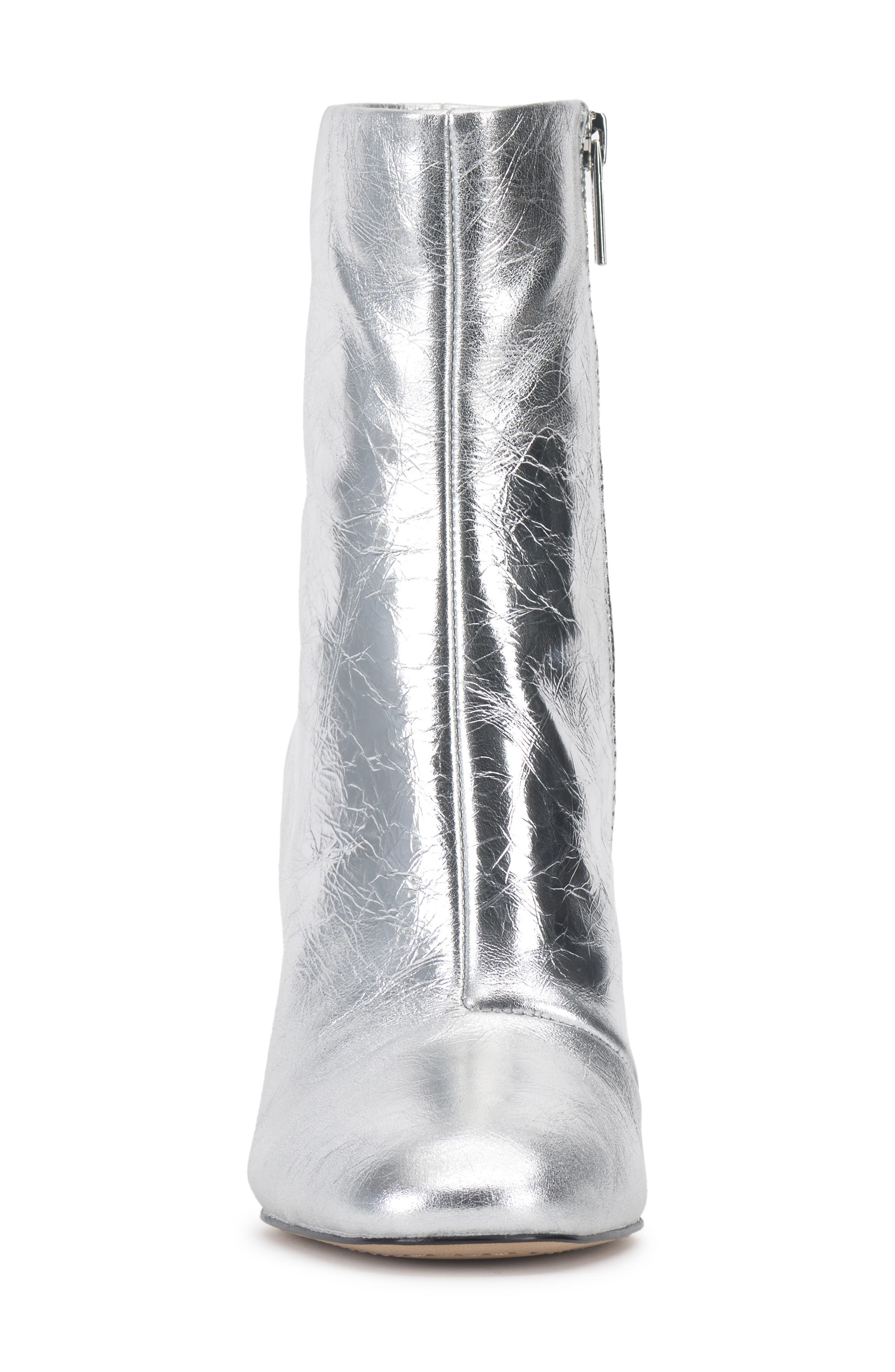 Jordyn Bootie, Alternate, color, SILVER CRACKLE