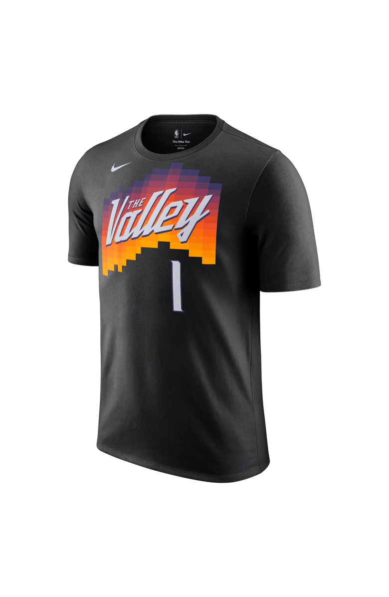 Nike Unisex Nike Devin Booker Black Phoenix Suns 2025/26 City Edition Name & Number T-Shirt, Alternate, color, Black