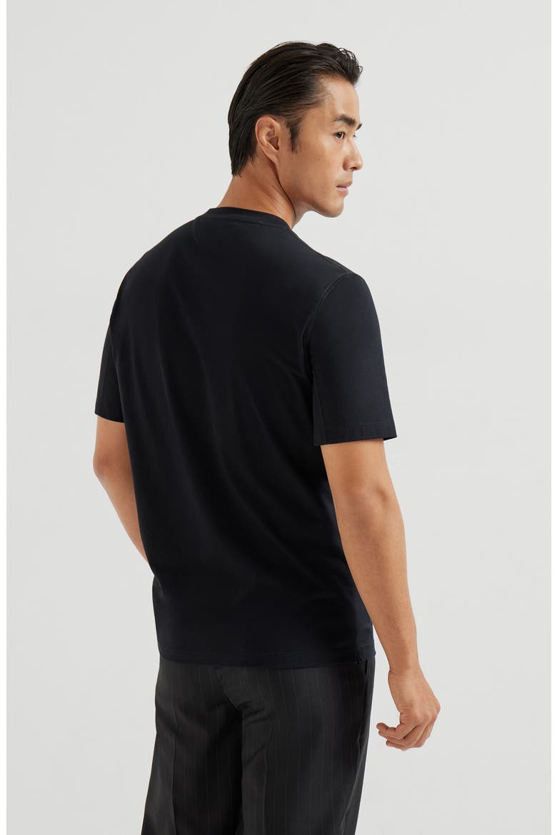 Jersey T-shirt, Alternate, color, Black