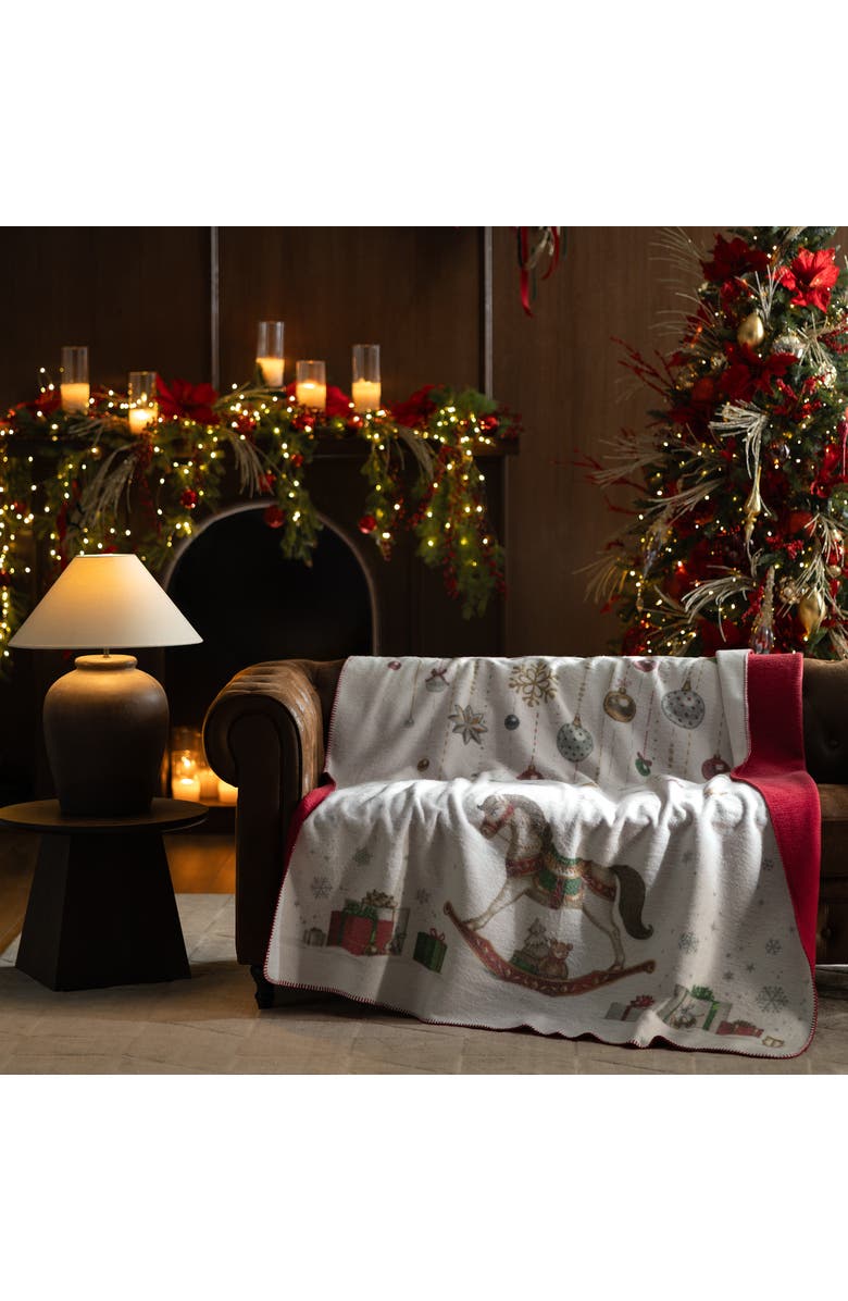 Togas Joylett Throw, Alternate, color, Red