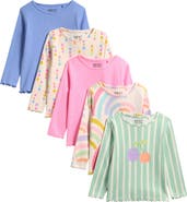 NEXT Kids' 5-Pack Assorted Long Sleeve Tops