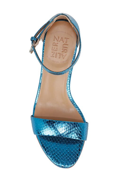 Naturalizer Vera Glitz Ankle Strap Sandal In Blue