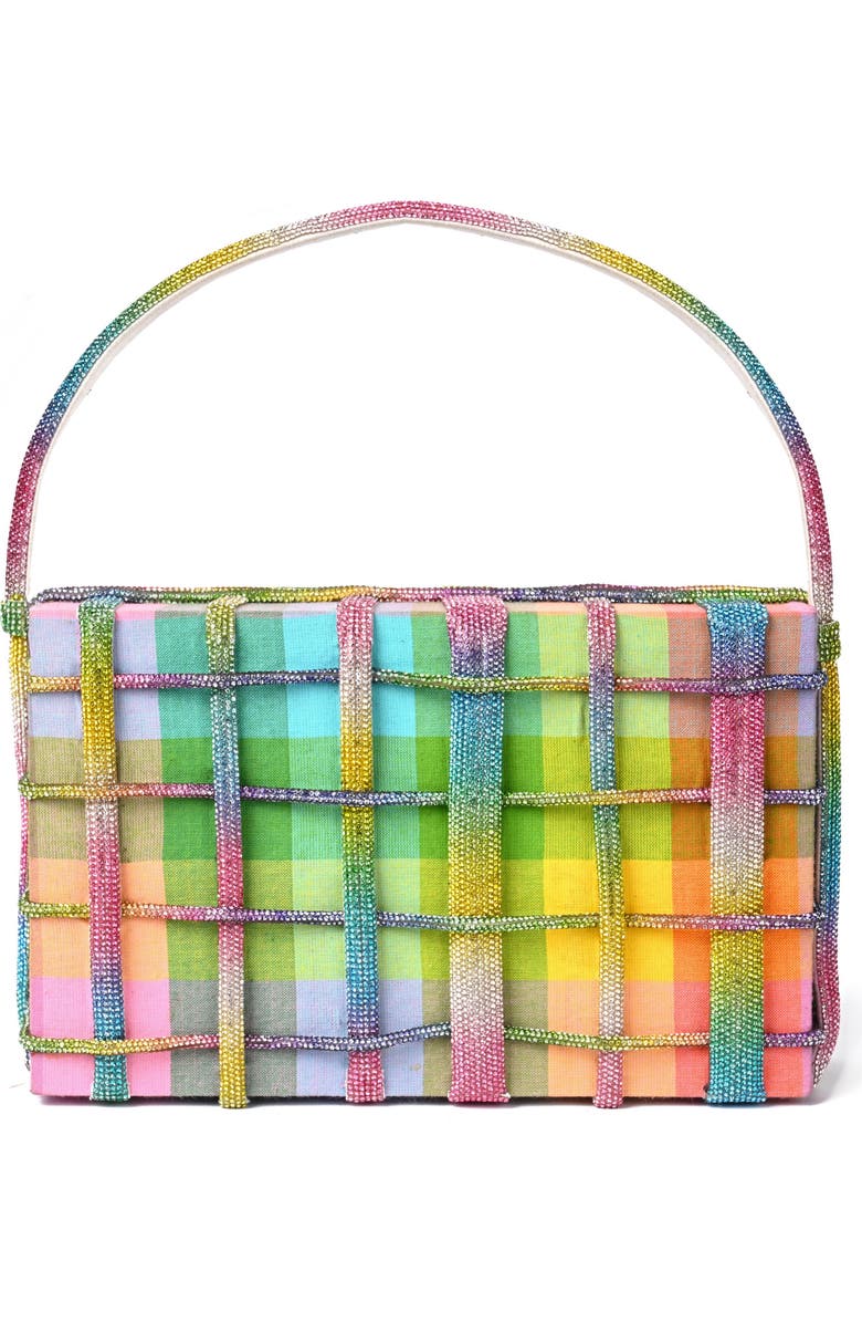 Simitri Rainbow Etoile Clutch, Main, color, Multi