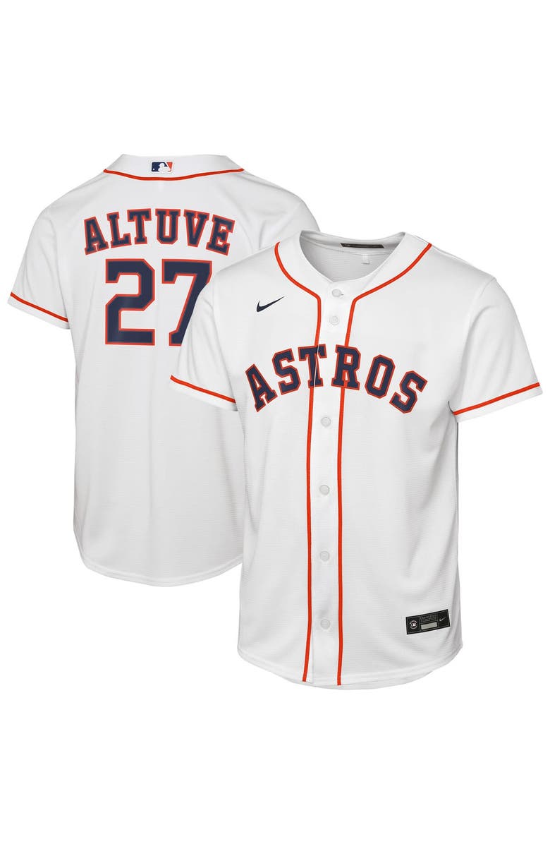 Nike Youth Nike Jose Altuve White Houston Astros Home Replica Player Jersey, Alternate, color, White