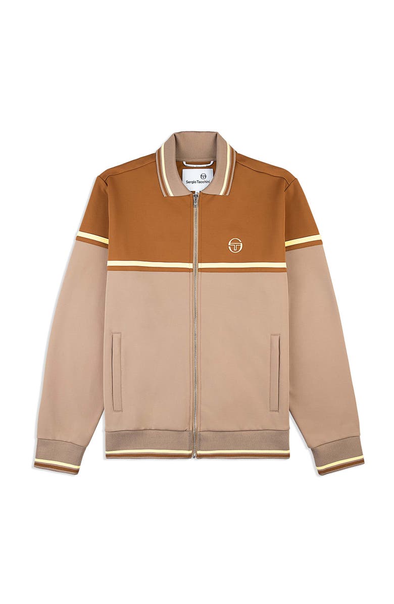 Sergio Tacchini Olmi Track Jacket, Alternate, color, Taupe Grey