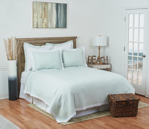 Kinsley Sea Glass Coverlet Quilt Set