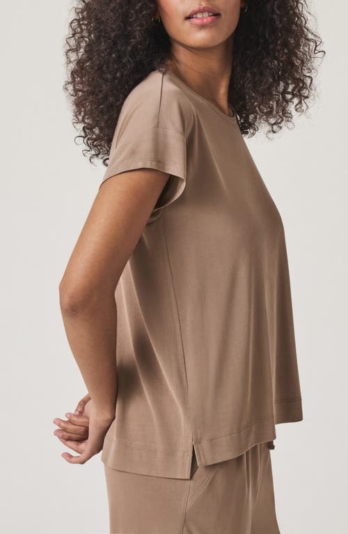 Splendid Giada Sandwash T-shirt In Brown