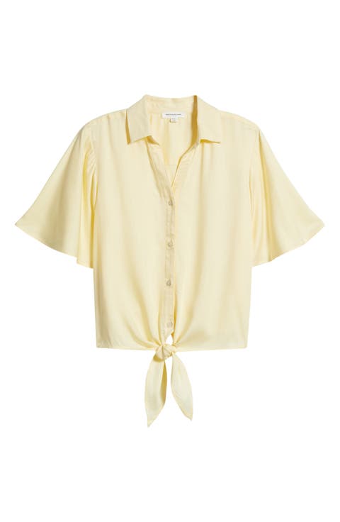 Roxanna Tie Hem Shirt