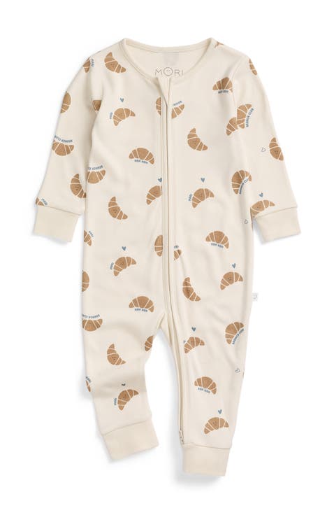 Print Two Way Zip Up Romper