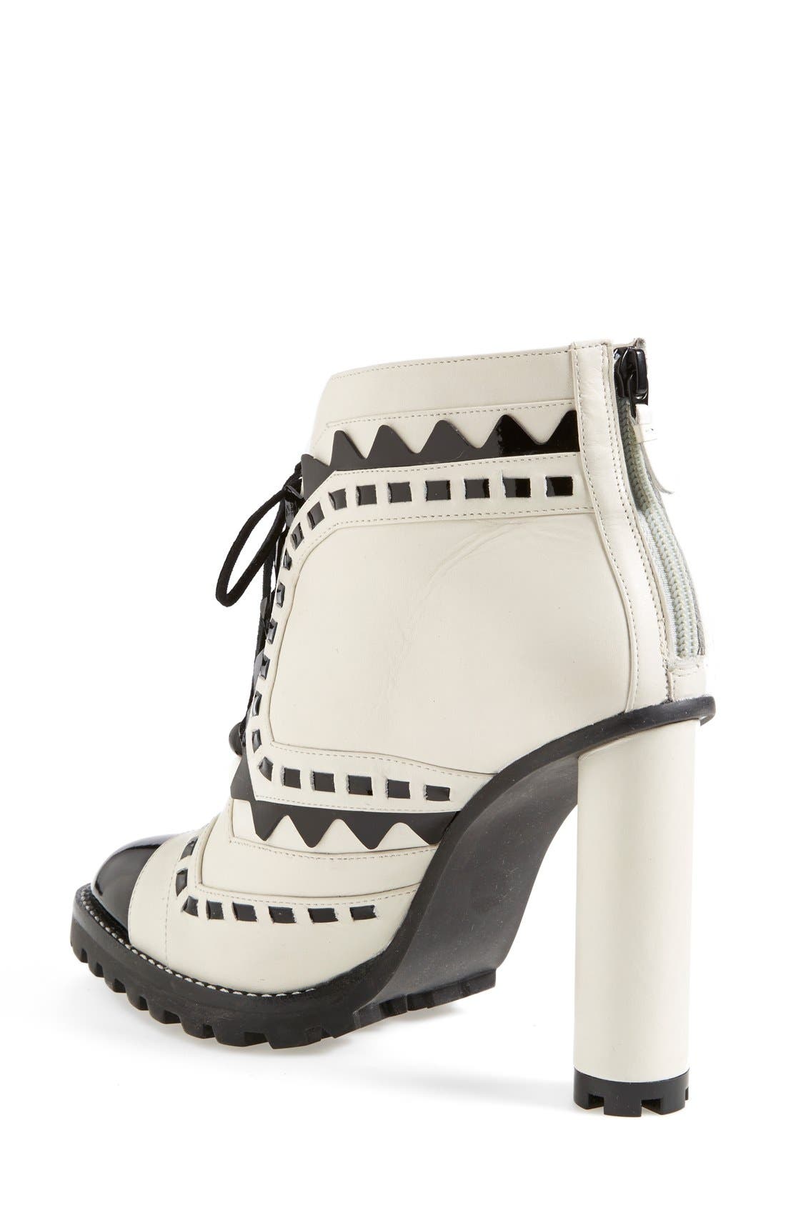 'Riko' Leather Boot, Alternate, color, WINTER WHITE