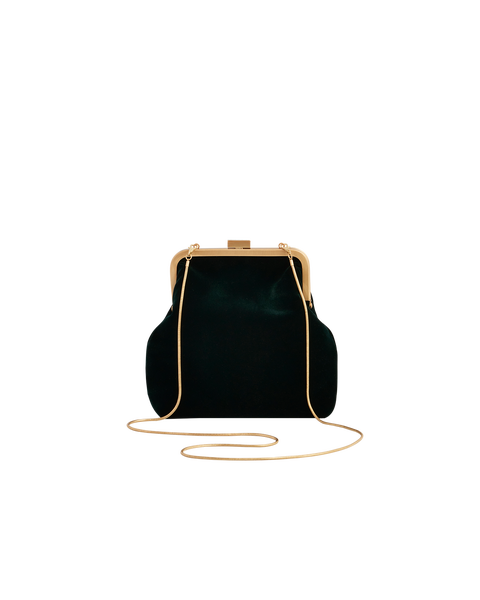 Into The Woods Green Clutch Bag