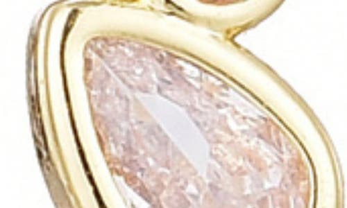 Adornia Crystal Climber Threader Earrings In Gold