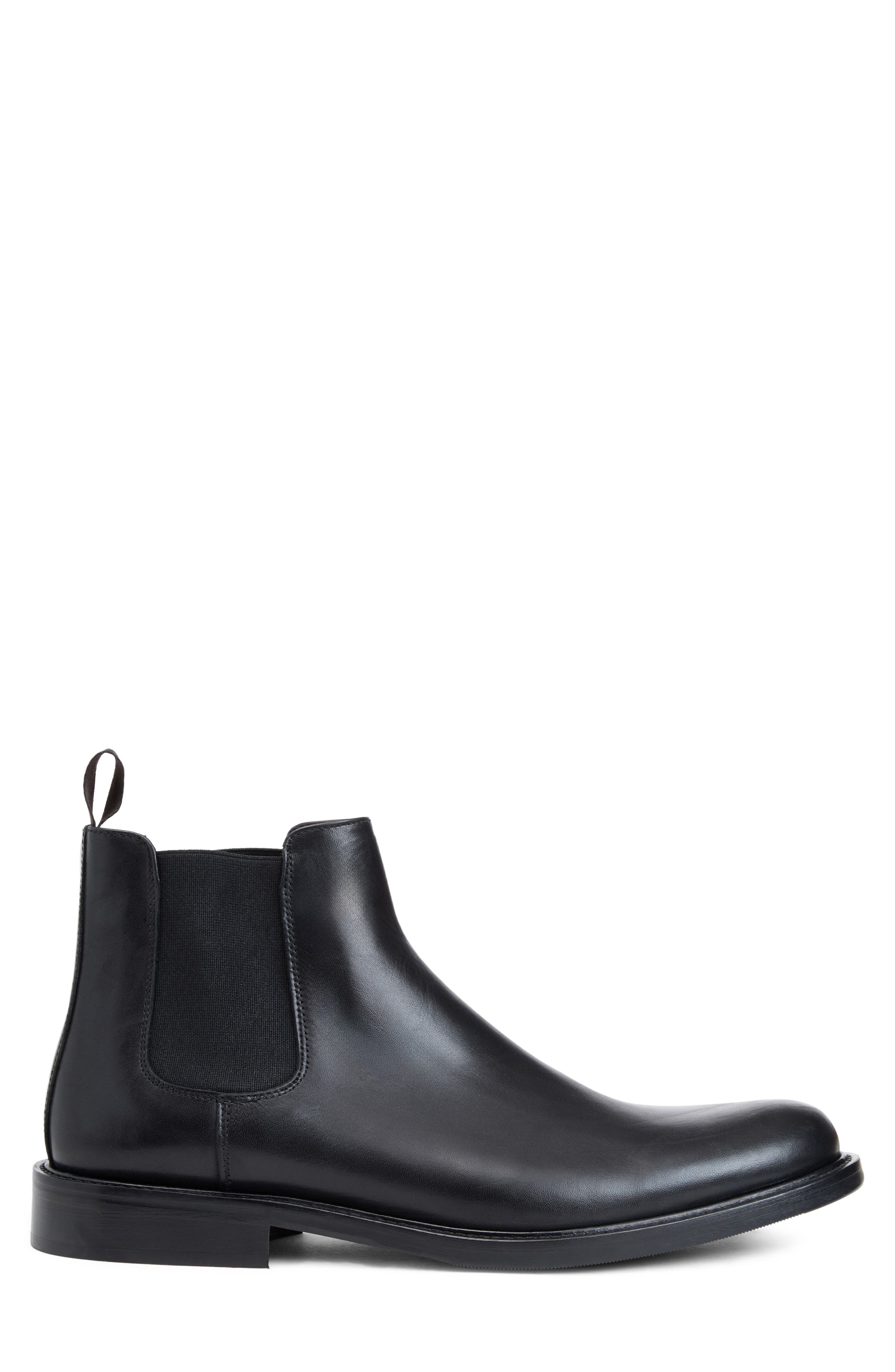 Dado Leather Chelsea Boot, Alternate, color, BLACK LEATHER