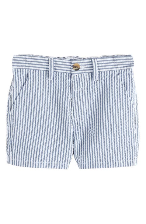 Kids' Ticking Stripe Cotton Chino Shorts (Baby, Toddler & Little Kid)