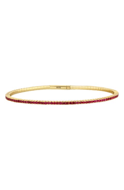 Ruby Flex Tennis Bracelet