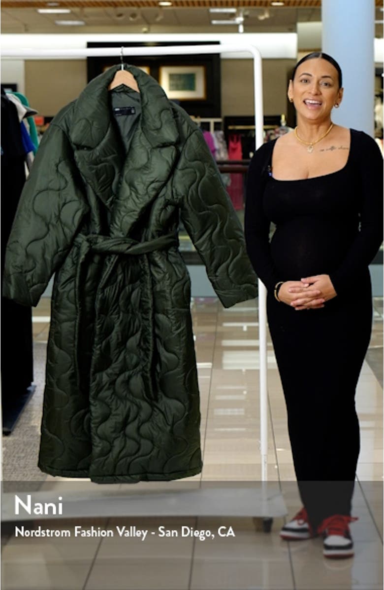 Curve Longline Quilted Jacket, sales video thumbnail