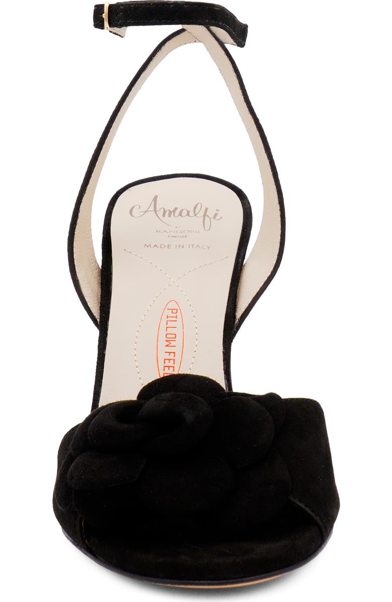 Amalfi by Rangoni Lambretta Ankle Strap Sandal, Alternate, color, Black Cashmere