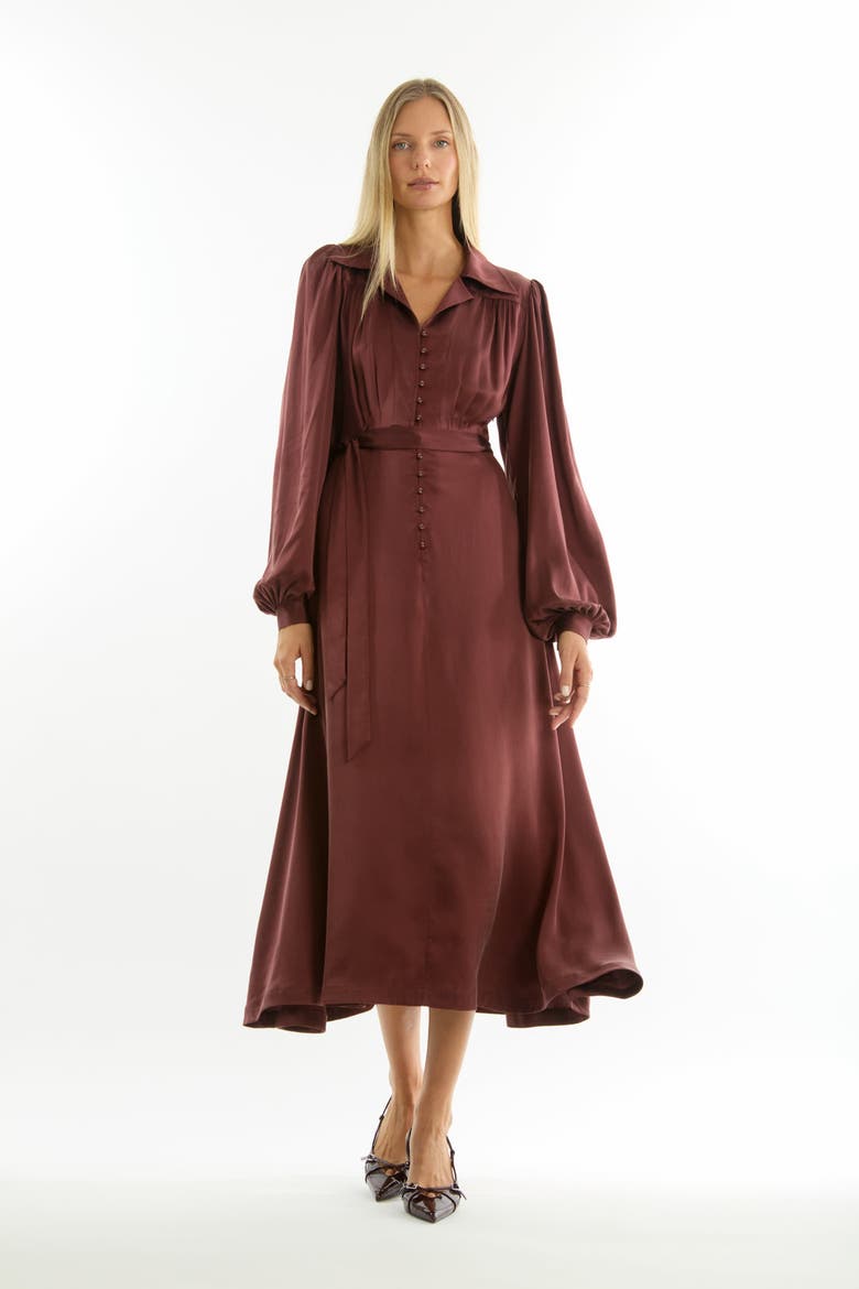 Polly Dress, Main, color, Mulberry